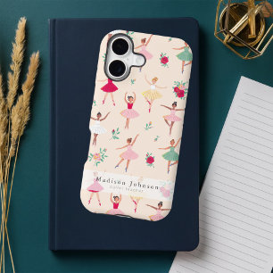 Motif de danseuses de ballet mignon personnalisé