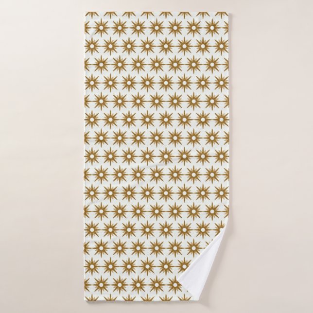 Motif de démarrage or moderne simple (Serviette de bain)