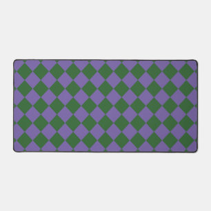 Motif de diamant Purple Green Checker