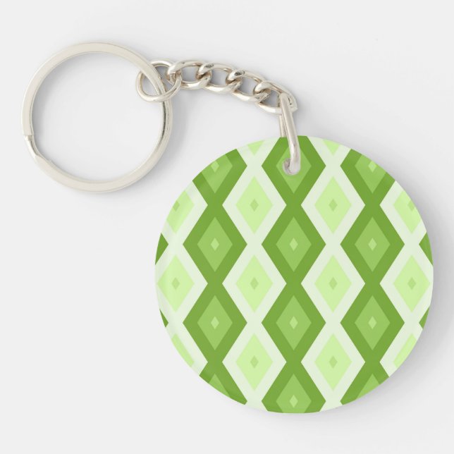 Motif de diamant vert Chartreuse (Devant)