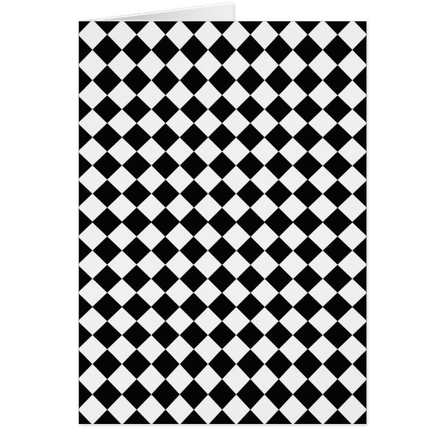 Motif de diamants noir et blanc par Shirley Taylor (Devant)