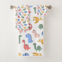 Motif de dinosaure coloré mignon