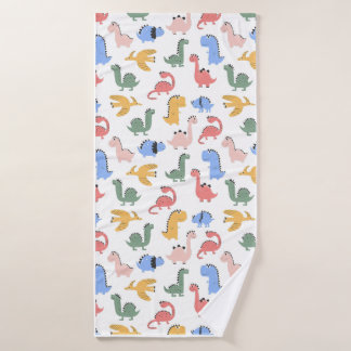 Motif de dinosaure coloré mignon