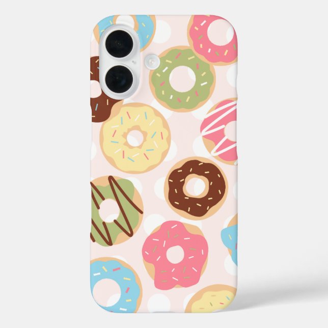 Motif de donut | Cute Sweet Treat Coque (Verso)