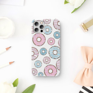Motif de donuts, Donuts roses, Donuts bleus