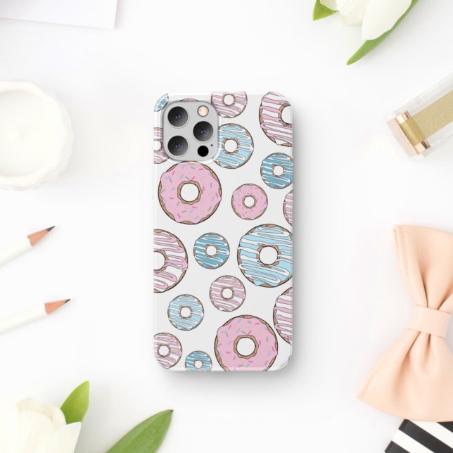 Motif de donuts, Donuts roses, Donuts bleus (Créateur téléchargé)