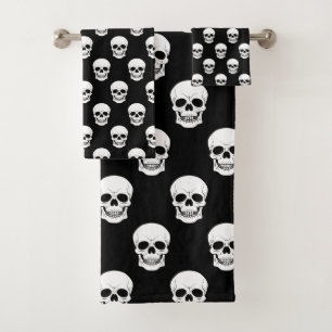 Motif de fantôme effrayant sur fond noir Halloween