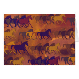 motif de ferme de chevaux