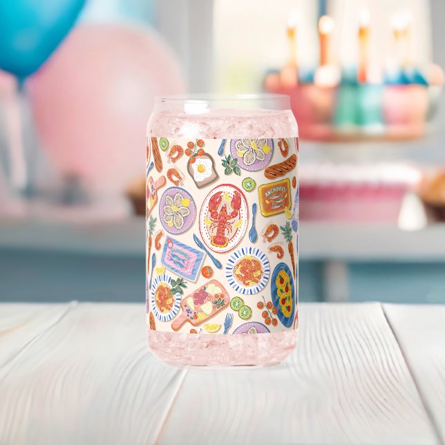 Motif de fête de fruits de mer gastronomiques Vais (Insitu (Baby Shower))