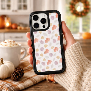 Motif de feuille d'automne pastel doux   Automne m