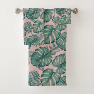 Motif de feuille tropicale