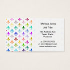 Motif de fleur de lis d'arc-en-ciel