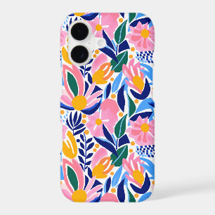 Motif de fleurs abstraites colorées