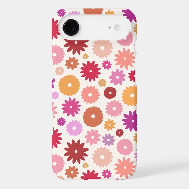 Motif de fleurs colorées (Verso)