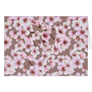 Motif de fleurs de cerisiers