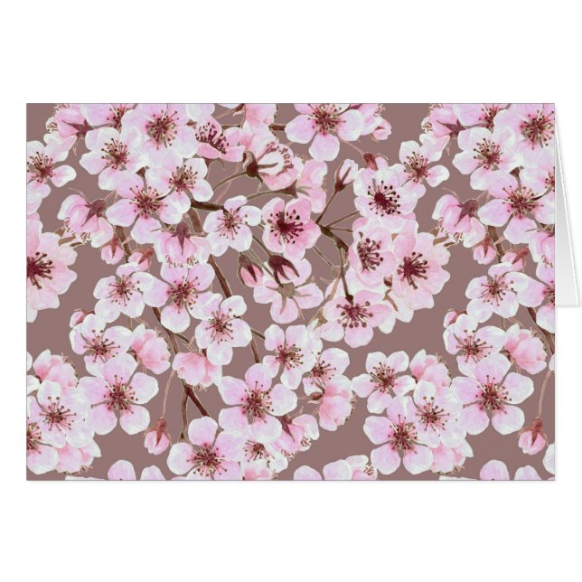 Motif de fleurs de cerisiers (Devant horizontal)
