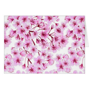 Motif de fleurs de cerisiers