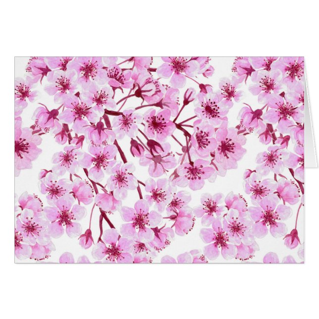 Motif de fleurs de cerisiers (Devant horizontal)