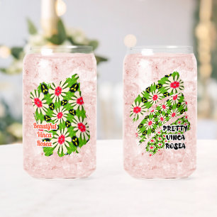 Motif de fleurs rose et blanche
