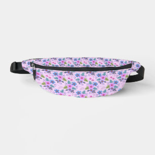 Motif de fleurs roses bleues violettes florales-36