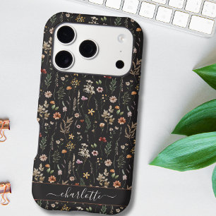 Motif de fleurs sauvages florales jolies aquarelle
