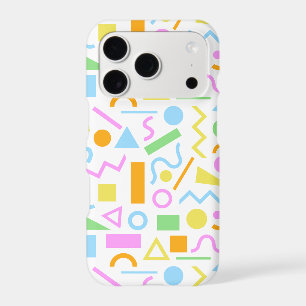 Motif de forme de style années 80 en couleur sur f