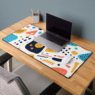 Motif de formes organiques de style Memphis abstra