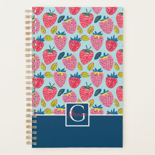 Motif de fraise personnalisé mignon