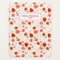 Motif de fraise rouge personnalisé