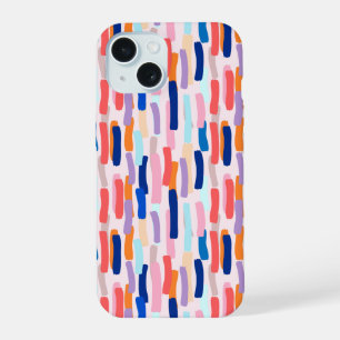 Motif de frappe de pinceau coloré