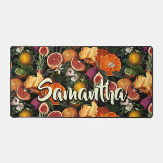 Motif de fruit orange citrus jaune élégant