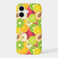 Motif de fruits amusants et colorés