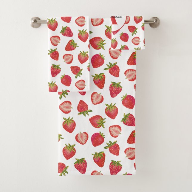 Motif de fruits de fraise (En situation)