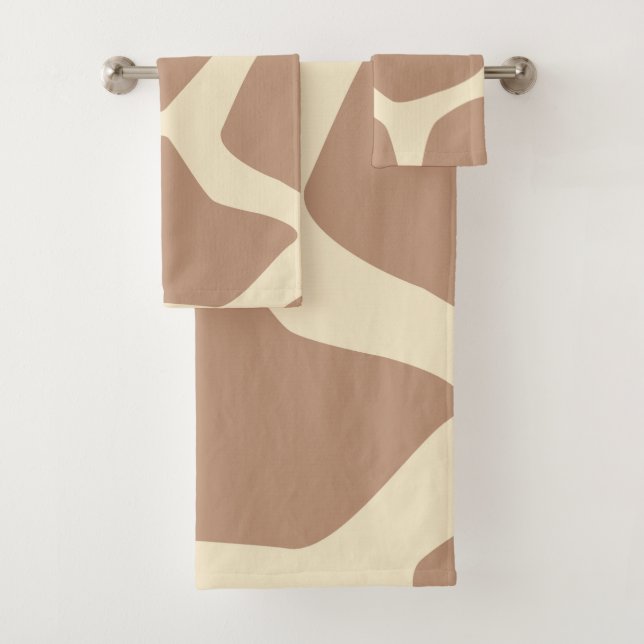 Motif de girafe moderne (En situation)