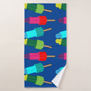 Motif de glace funky Duvet graphique en crème gl