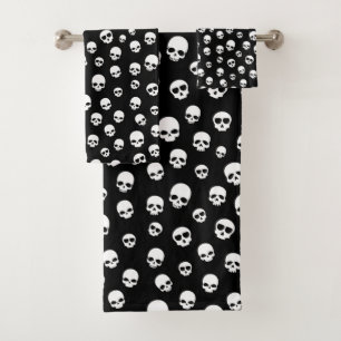 Motif de Goth à crâne blanc