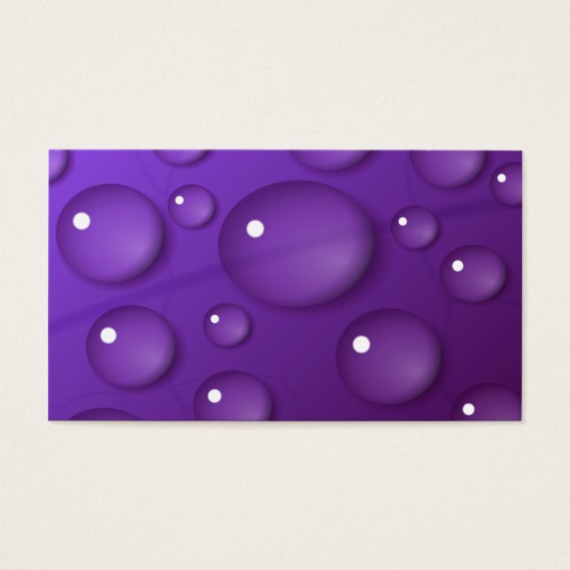 Motif de goutte d'eau violet (Devant)