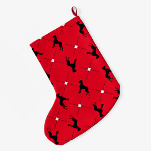 Motif de Grand Danois à chaussettes