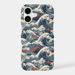 Motif de grande vague japonaise 