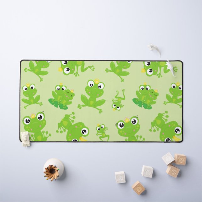 Motif de grenouille, Grenouilles mignonnes, Grenou (Tableau pour enfants)
