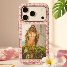 Motif de gribouillis à nœud rose mignon Photo Coqu