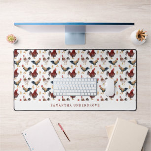 Motif de grille de poulet mignon