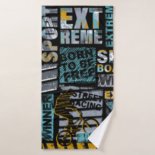 motif de grunge sans soudure Abstrait. Mode de sty