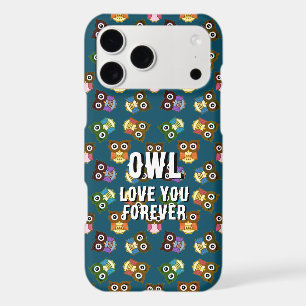 Motif de hibou coloré mignon Choisissez la couleur