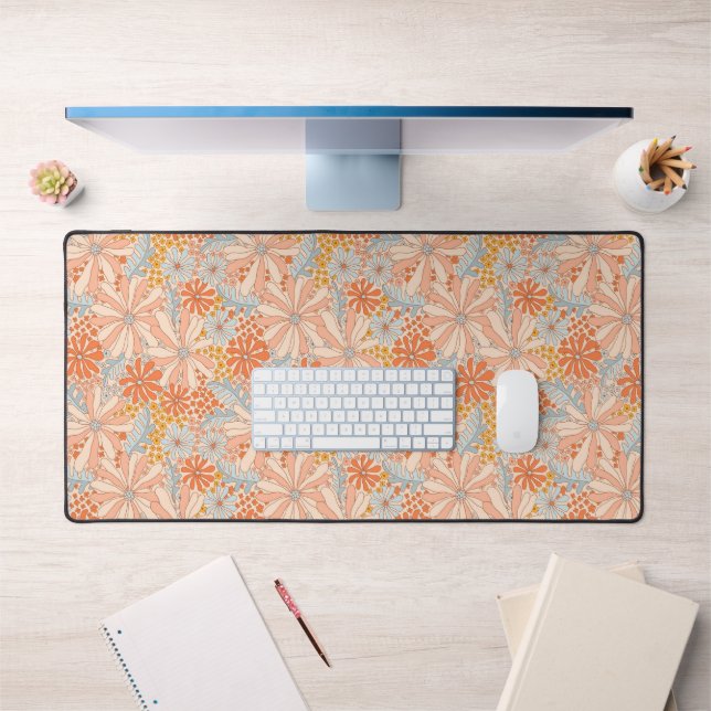 Motif de jardin à fleurs rétro (Bureau 1)