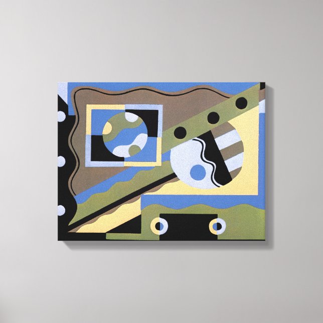 Motif de jazz  Art Déco vintage (Recto)