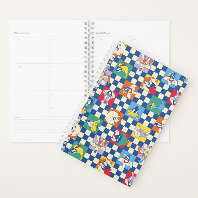 Motif de jeton couleur LOONEY TUNES™ Checker (Devant avec enveloppe)