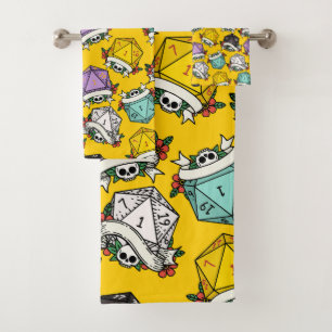 Motif de jeu de dés D20