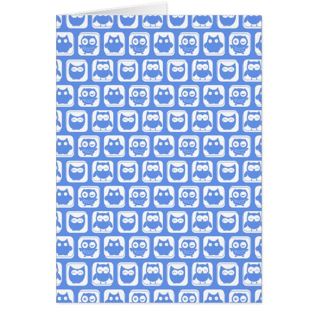 Motif de la Chouette bleue (Devant)