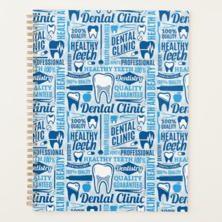 Motif de la clinique dentaire bleue